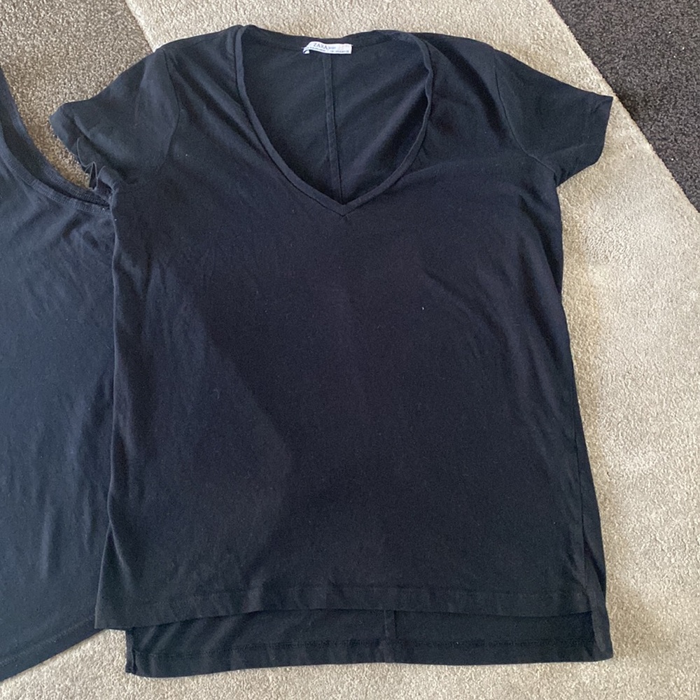 Zara basic T-shirt bundle M - Picture 2 of 6
